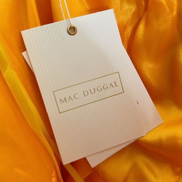 Mac Duggal BOW SWEETHEART STRAPLESS A LINE GOWN belle dress size 6 Style #67995 - Picture 14 of 15